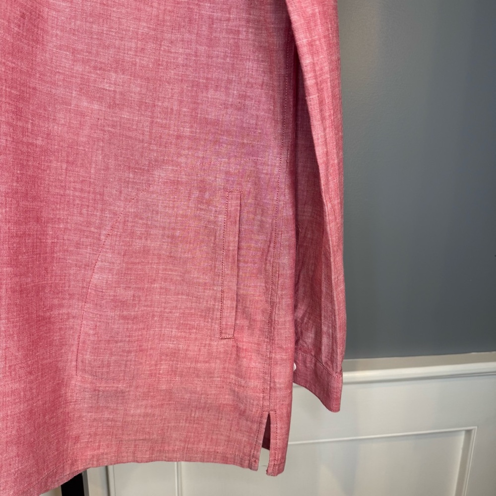 Duluth Trading Co Red Cotton Pullover Tunic Shirt‎ Women’s L - Picture 5 of 12